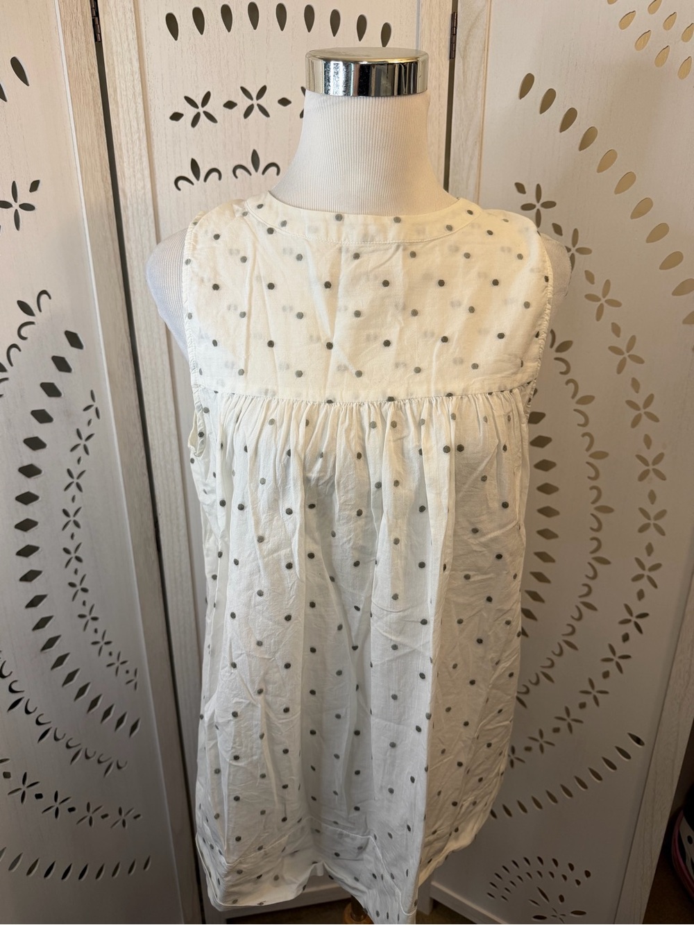 Loft Polka Dot Sleeveless Top